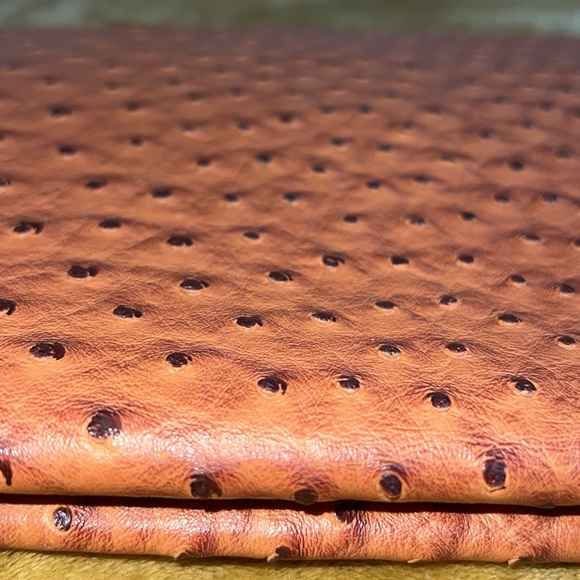 Street Level Ostrich Clutch - Picture 4 of 9